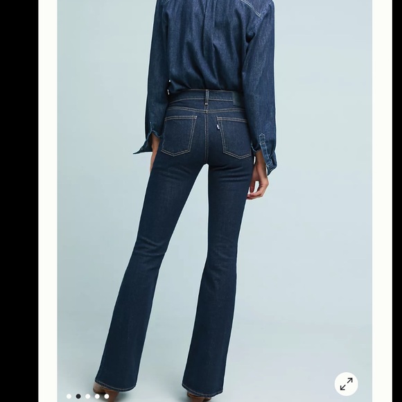 Levi's Made & Crafted Stems Mid-Rise Flare Jean 26 - Picture 3 of 6